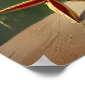 Retro 50s Merry Bright Christmas Snoep Cocktail Poster (Hoek)