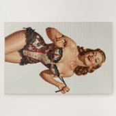 Retro 50's Pin-up Beauty Legpuzzel (Horizontaal)