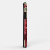 Retro 50s Poinsettia Red Green Cream Case-Mate iPhone Case (Achterkant/rechts)