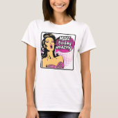 Retro 50s Pop Art  Glam Inspirerend Quote T-shirt (Voorkant)