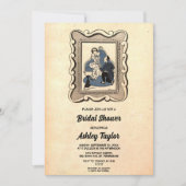  Retro 50s Romantic Rustic Vrijgezellenfeest Kaart (Voorkant)