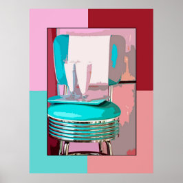 Retro 50s Soda Bar Poster