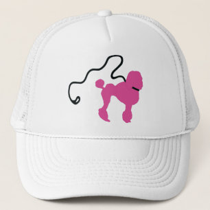 Retro 50's spiraalrode en as trucker pet