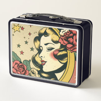 Retro 50s Stijl Halve Maan Dame