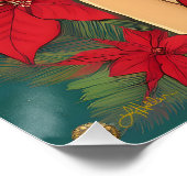 Retro 50s Tropical Christmas Pin-Up Girl Perfect Poster (Hoek)