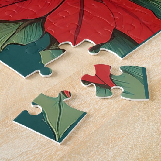 Retro 50s Tropical Christmas Pin-Up Starlet Legpuzzel (Zijkant)