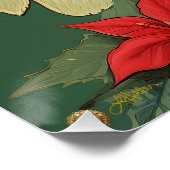 Retro 50s Tropische Kerstprinses Perfect Poster (Hoek)