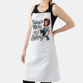 Retro 50s Waitress – Funny Vintage Kitchen Schort (Insitu)