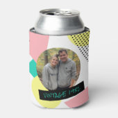 Retro 50th Birthday Foto 80's 90's Cool Can Cool Blikjeskoeler (Blikje Voorkant)