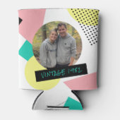 Retro 50th Birthday Foto 80's 90's Cool Can Cool Blikjeskoeler (Voorkant)