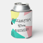 Retro 50th Birthday Foto 80's 90's Cool Can Cool Blikjeskoeler (Blikje Achterkant)