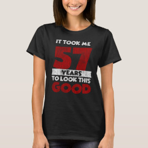 Retro 57 Jaar Oud Grappig 57e Verjaardagscadeau T-shirt