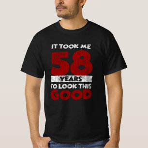 Retro 58 Jaar Oude Grappige 58e Verjaardagscadeau T-shirt