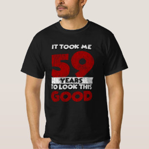 Retro 59 Jaar Oud Grappig 59e Verjaardagscadeau T-shirt