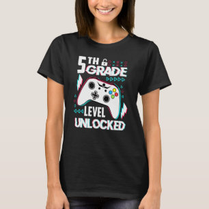 Retro 5e graad zonder vergrendeling Terug naar sch T-shirt