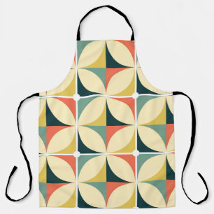 Retro 60 en 70's retro naadloos patroon, vintag schort