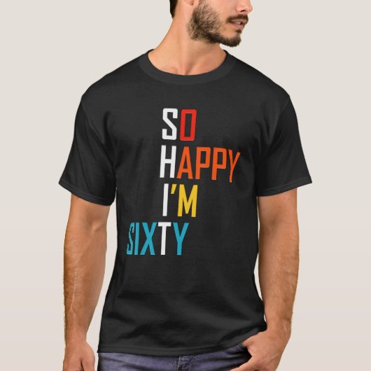 Retro 60 jaar oud 1959 Funny 60th Birthd T-shirt (Voorkant)