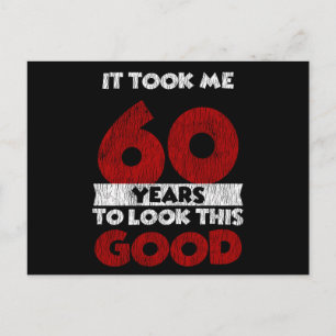 Retro 60 Jaar Oud Funny 60e Verjaardagscadeau Briefkaart