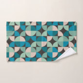 Retro 60-patroon bad handdoek (Handdoek)