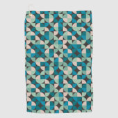 Retro  60-patroon golfhanddoek (Voorkant)
