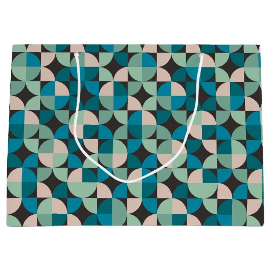 Retro  60-patroon groot cadeauzakje (Voorkant)