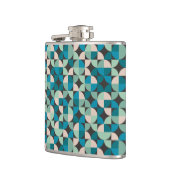 Retro 60-patroon heupfles (Links)