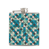 Retro 60-patroon heupfles (Voorkant)