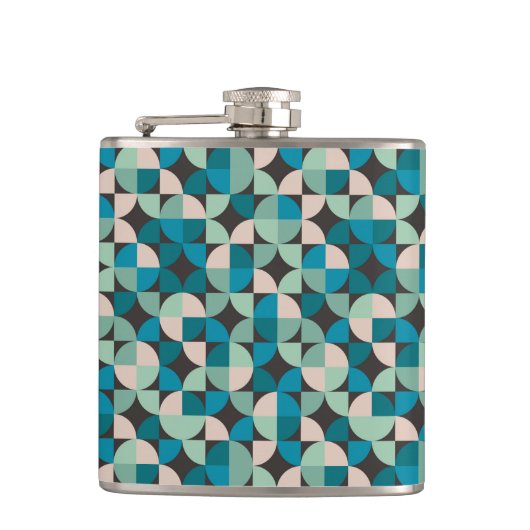 Retro 60-patroon heupfles (Voorkant)