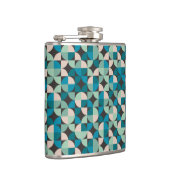 Retro 60-patroon heupfles (Rechts)