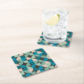 Retro  60-patroon kartonnen onderzetters (Insitu)