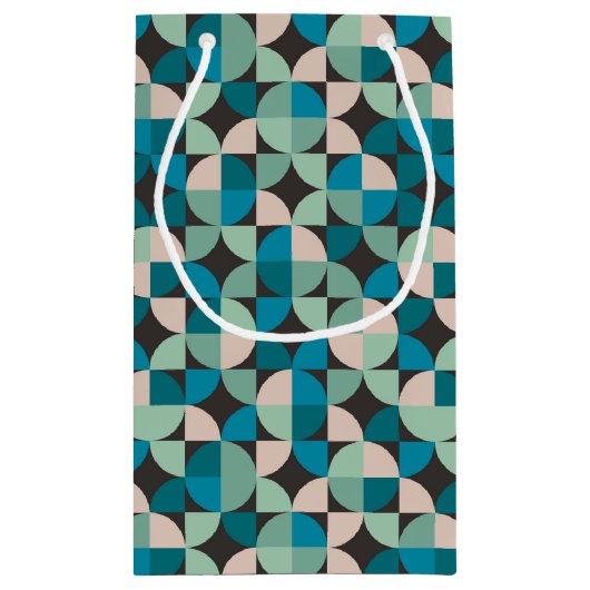 Retro 60-patroon klein cadeauzakje (Achterkant)