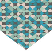 Retro  60-patroon korte tafelloper (Hoek)