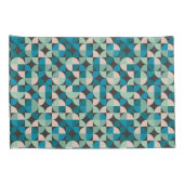 Retro 60-patroon kussensloop (Achterkant-Rechts)