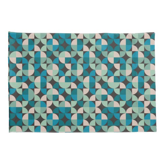 Retro  60-patroon kussensloop (Achterkant-Rechts)