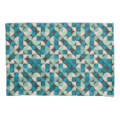 Retro 60-patroon kussensloop (Voorkant-Links)