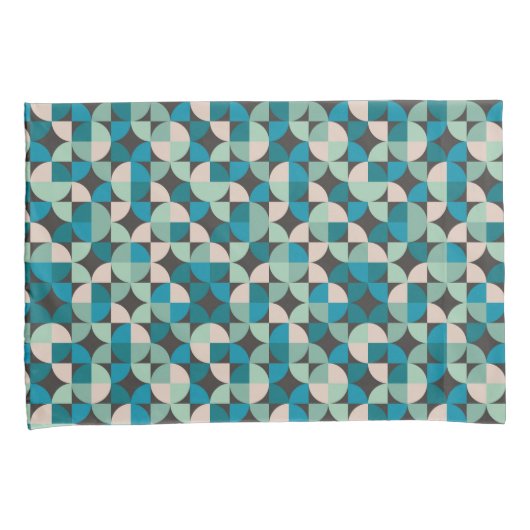 Retro 60-patroon kussensloop (Voorkant-Rechts)