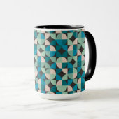 Retro  60-patroon mok (Voorkant rechts)