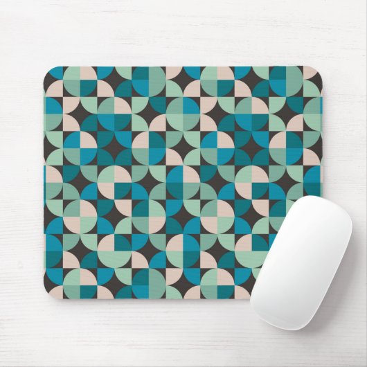 Retro  60-patroon muismat (Met muis)