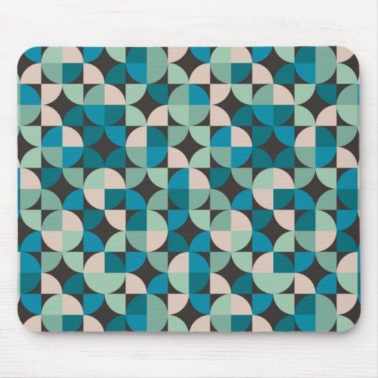 Retro  60-patroon muismat (Voorkant)