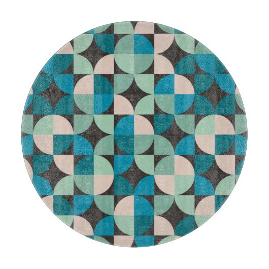 Retro  60-patroon snijplank (Voorkant)