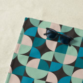 Retro  60-patroon strandlaken (In situ)
