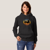  Retro 60s 70s 80s 90s Teckel Wiener Dog Hoodie (Voorkant volledig)