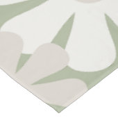 Retro 60s 70s Aesthetische Floral Pattern Sage Gre Tafelkleed (Gekanteld)