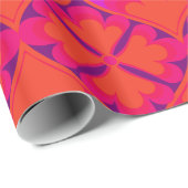 retro  60s 70s cadeaupakpapier cadeaupapier (Rol Hoek)