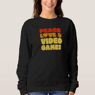 Retro 60s 70s Gaming Player Video Games Streamer Trui