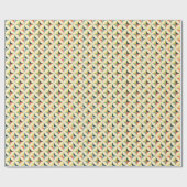 Retro 60's 70's geometrisch patroon. cadeaupapier (Vlak)