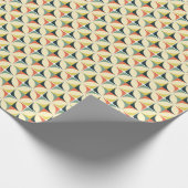 Retro 60's 70's geometrisch patroon. cadeaupapier (Hoek)