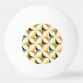 Retro 60's 70's geometrisch patroon. pingpongbal (Achterkant)