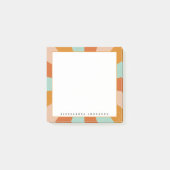 Retro 60s 70s Groovy Hippie naam op  Post-it® Notes (Voorkant)