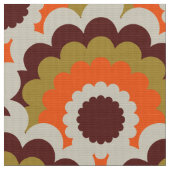 Retro 60s 70s Mod fabric Scallop Stof (Close Up)